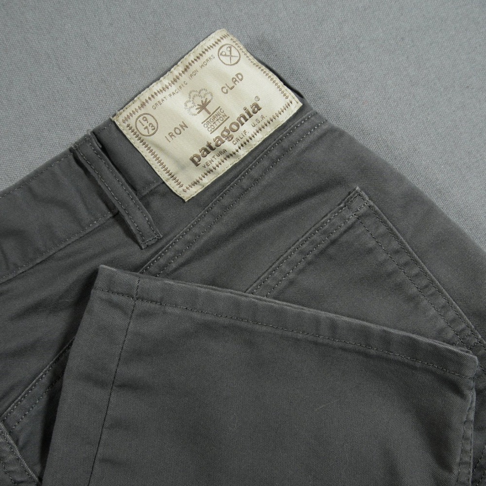 Patagonia Iron Clad Straight Fit Organic Men Pants 31x30 Workwear Chino Canvas